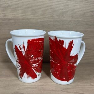 Starbucks starburst Red  Mugs 2014 Holiday
